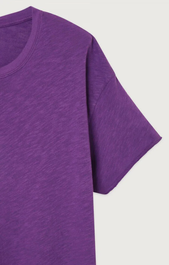 American Vintage Sonoma Crew Short Sleeve Tee in Violet