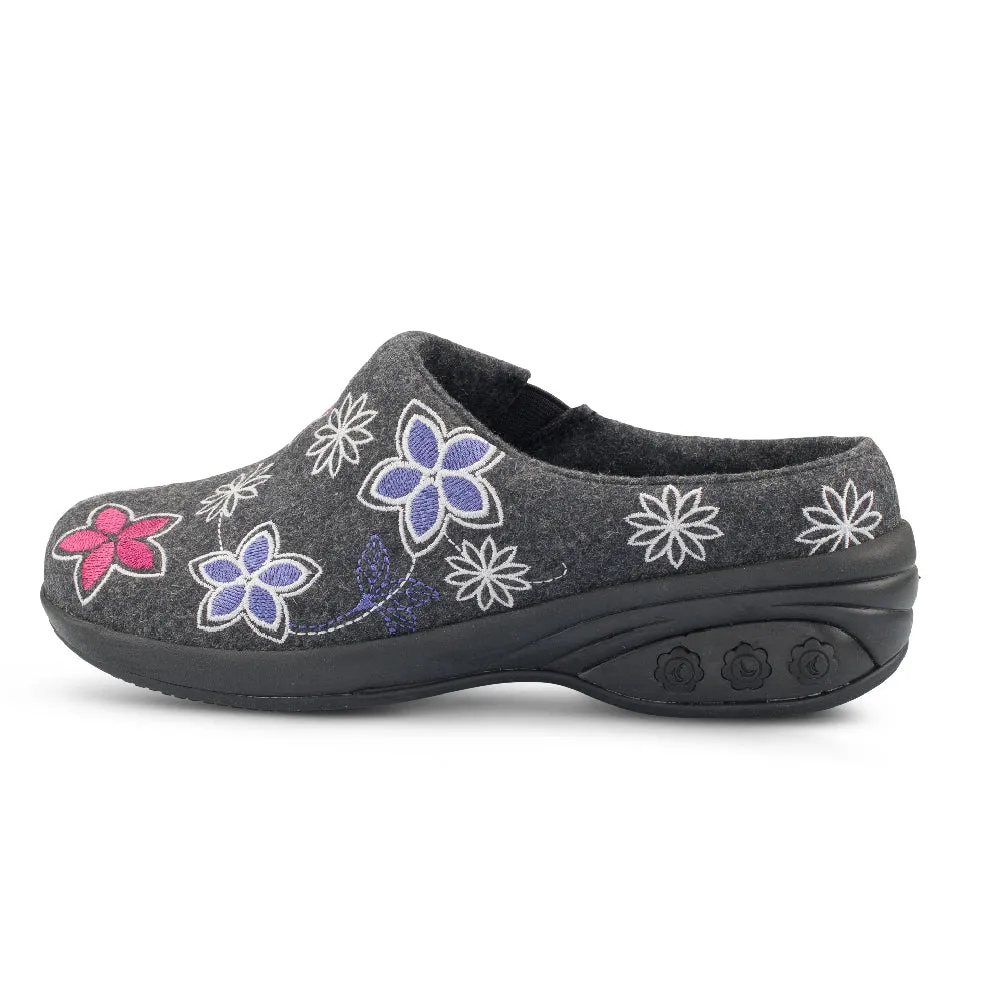 Angela Wool Clog Slip-On