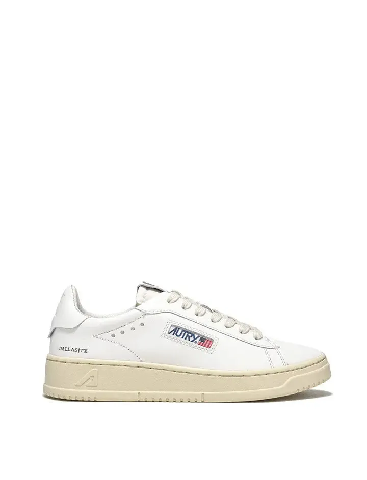 Autry Dallas Low Trainers White / White