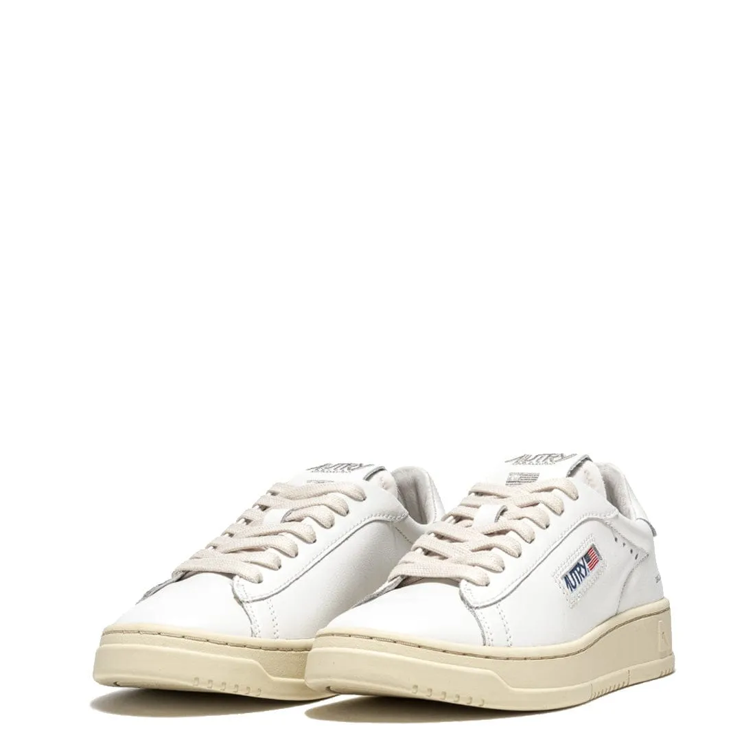 Autry Womens Dallas Low Trainers White / White