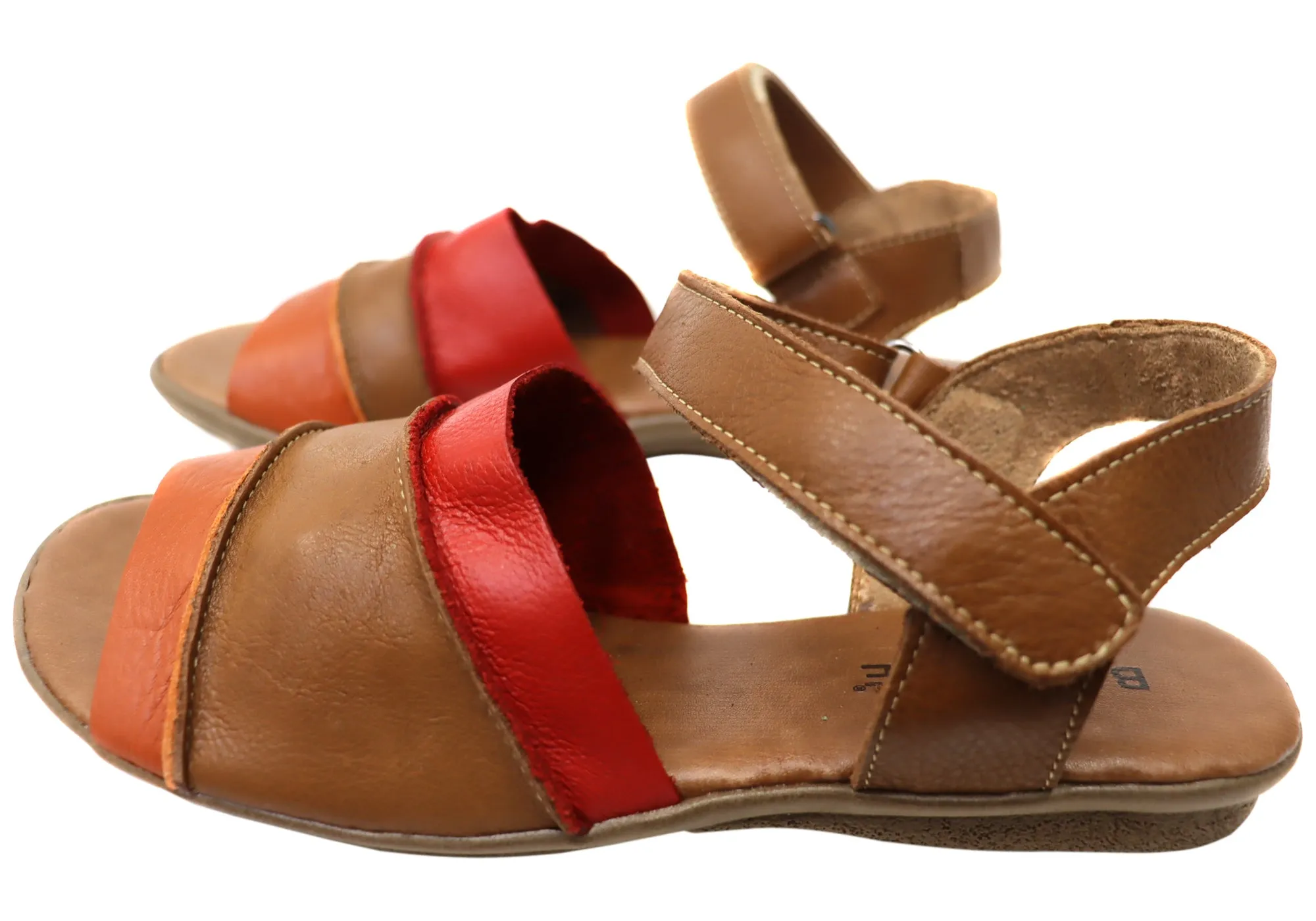 Balatore Joanna Womens Comfortable Leather Sandals Made In Brazil