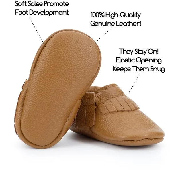 BirdRock Baby Fringeless Moccasins