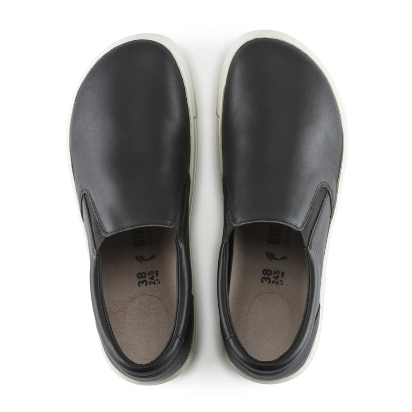 Birkenstock Oswego Slip On Sneaker (Men) - Black Leather