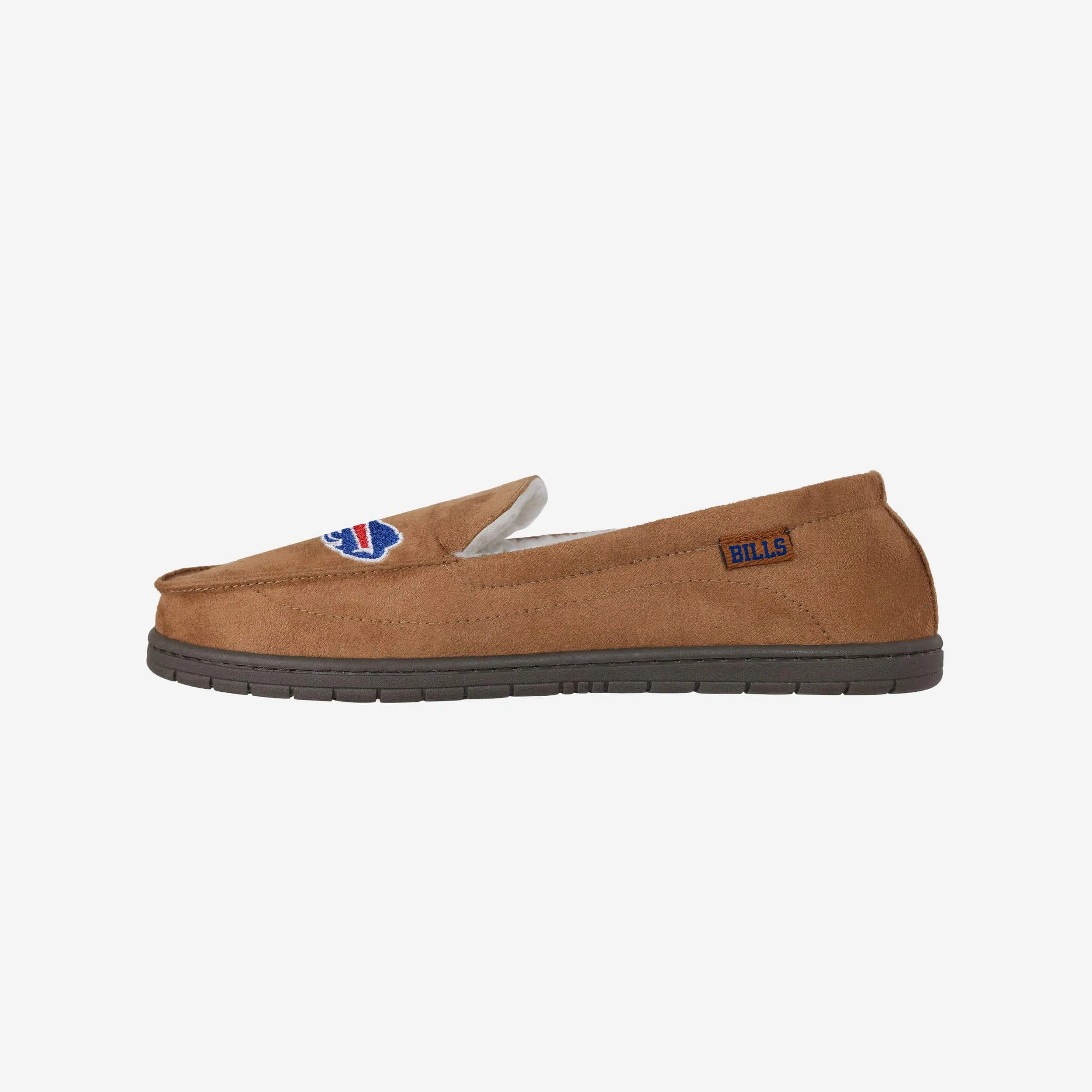 Buffalo Bills Beige Moccasin Slipper