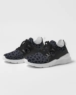 Cheetah Print Charcoal Men's Flyknit Sneaker