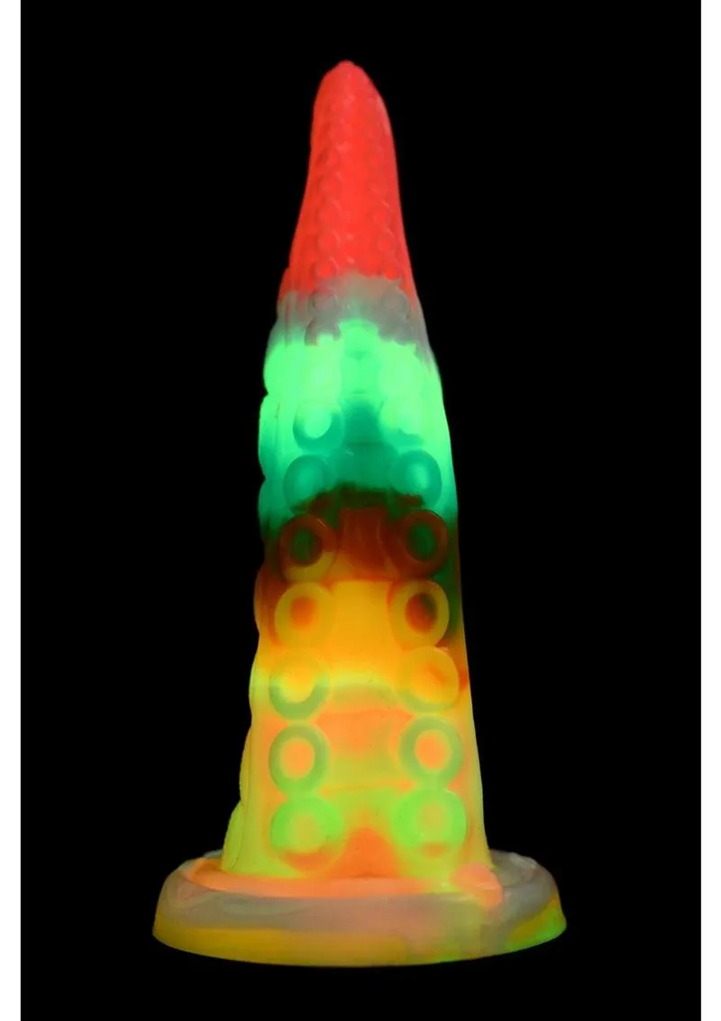 Creature Cocks Luminoctopus Glow In The Dark Tentacle Silicone Dildo