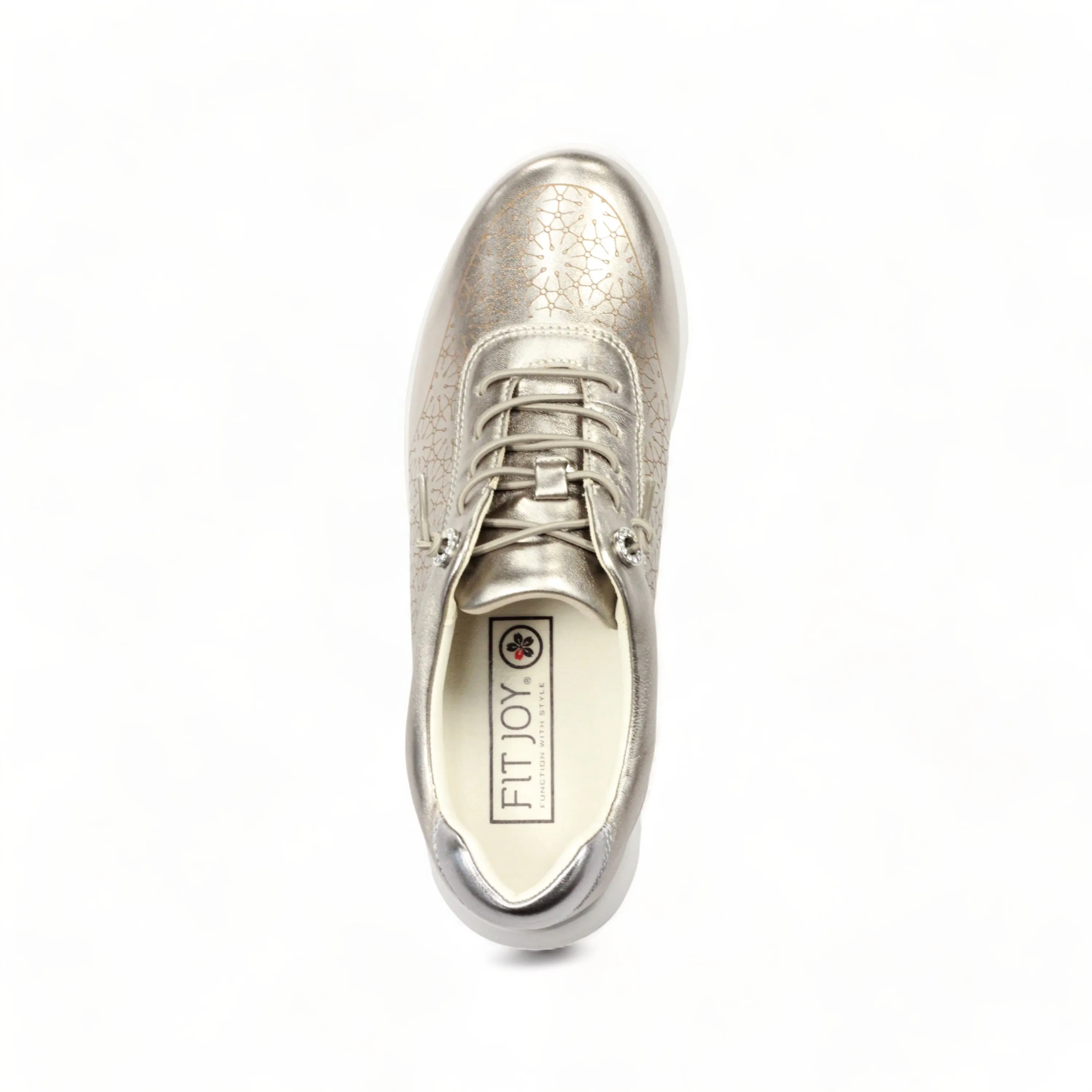 Cute sheep leather sneakers with laser-cut work and Swarovski decorations  #FJ126