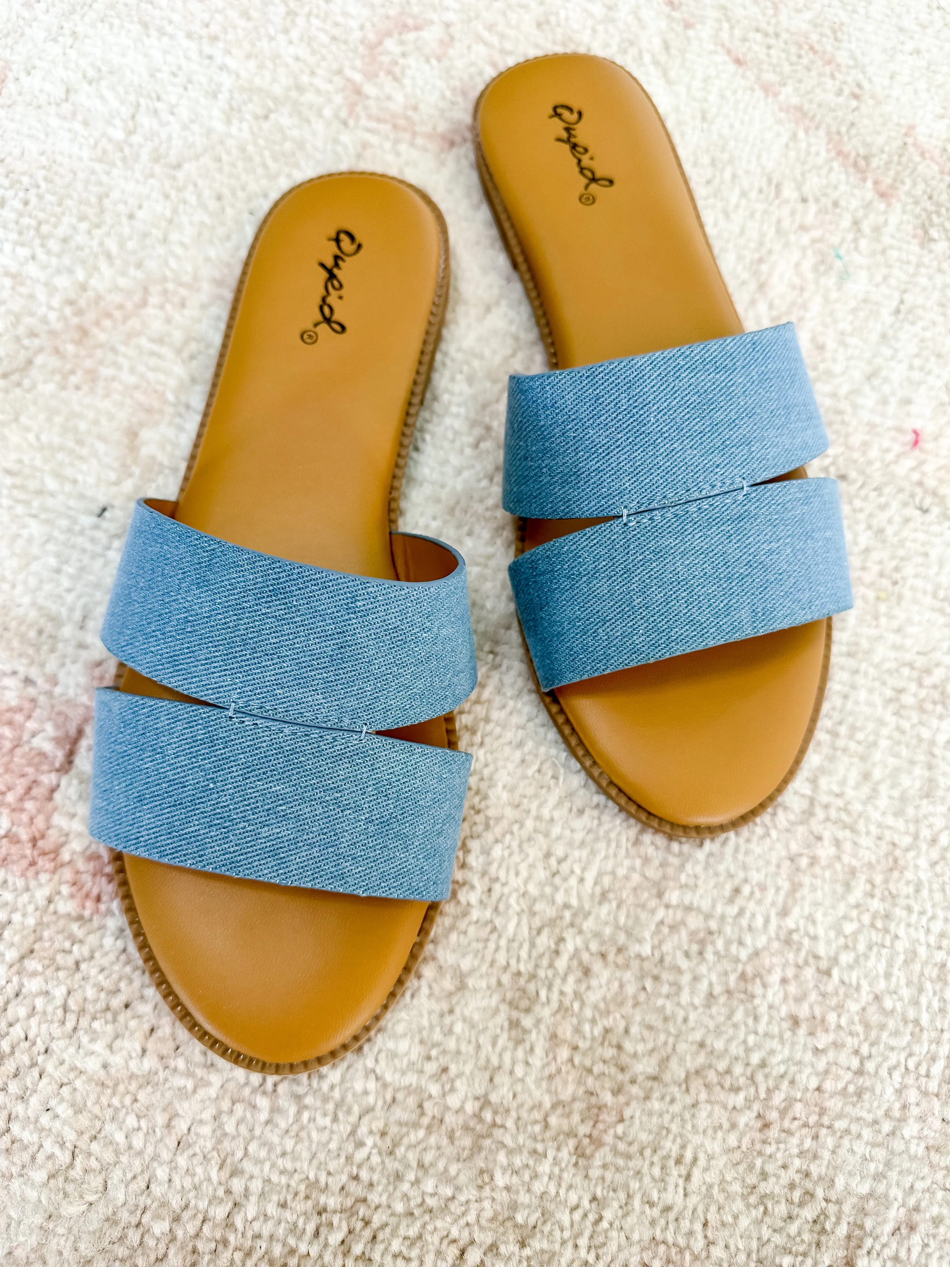 Desmond Sandal in Blue Denim