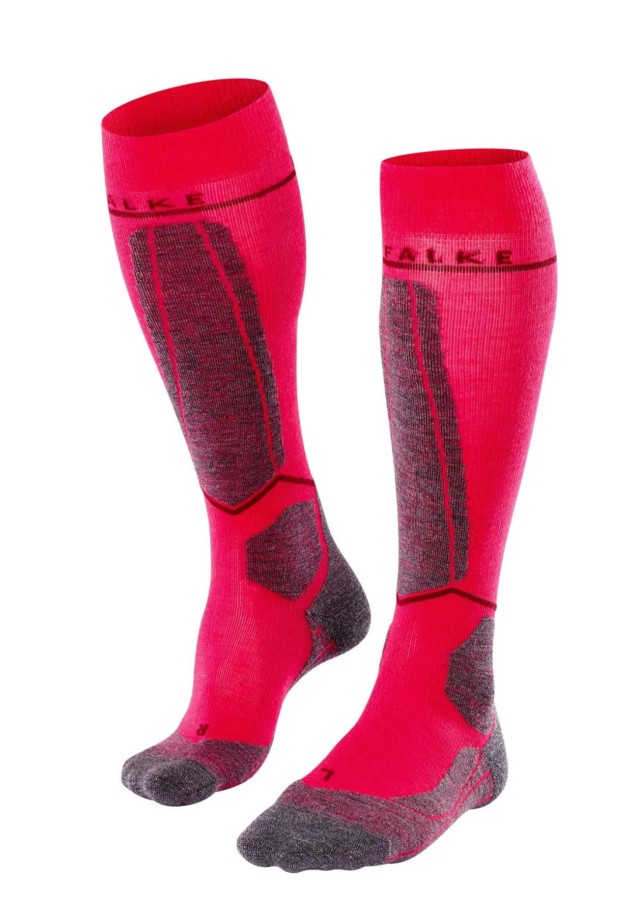 Falke SK4 Advanced Light Compression Ladies Ski Socks in Rose