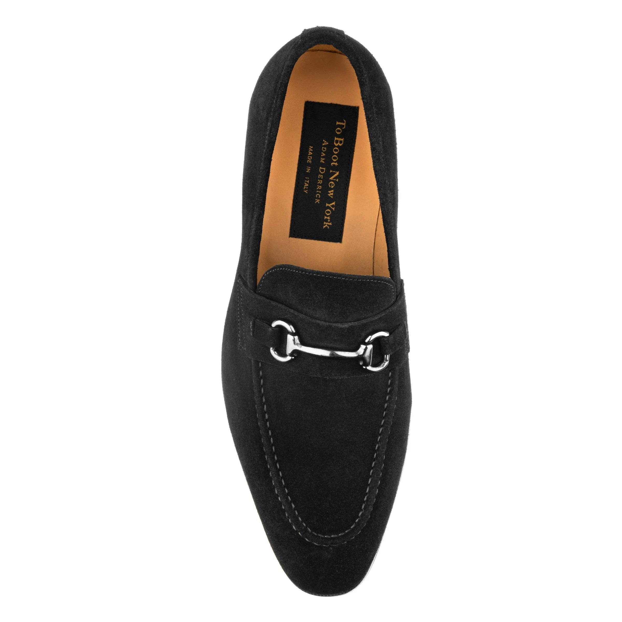 Forio Black Suede Bit Loafer