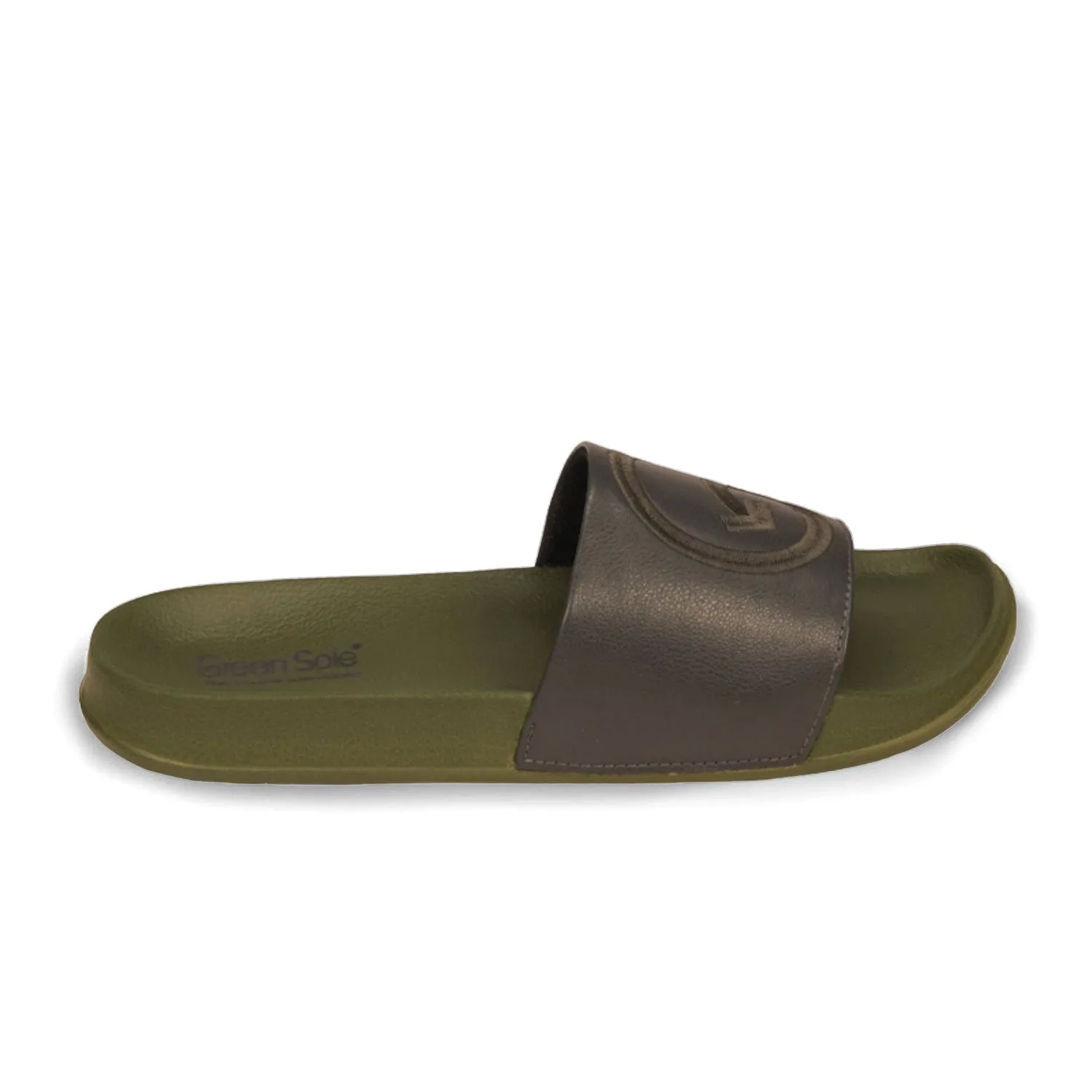 GREENSOLE SLIDER NATURAL GREEN MENS SLIDER - OLIVE