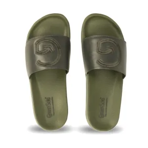 GREENSOLE SLIDER NATURAL GREEN MENS SLIDER - OLIVE