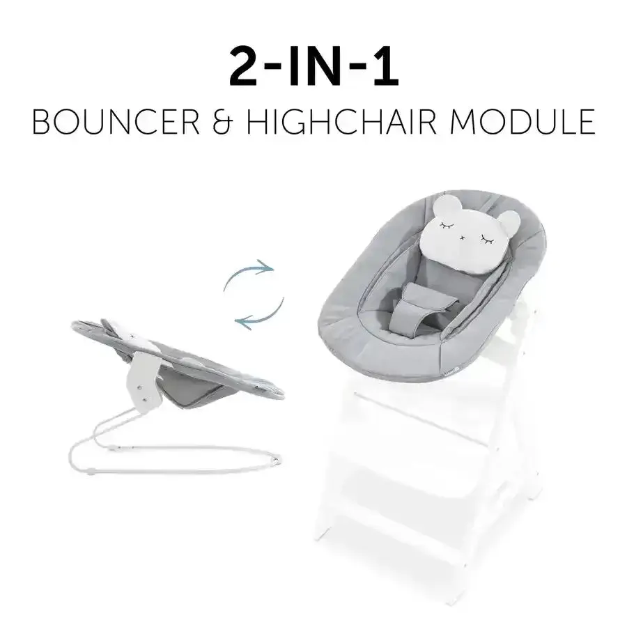 Hauck Bouncers Alpha Bouncer 2 In 1 (Light Grey)