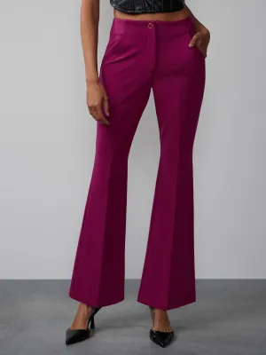 High Rise Ponte Flare Pant