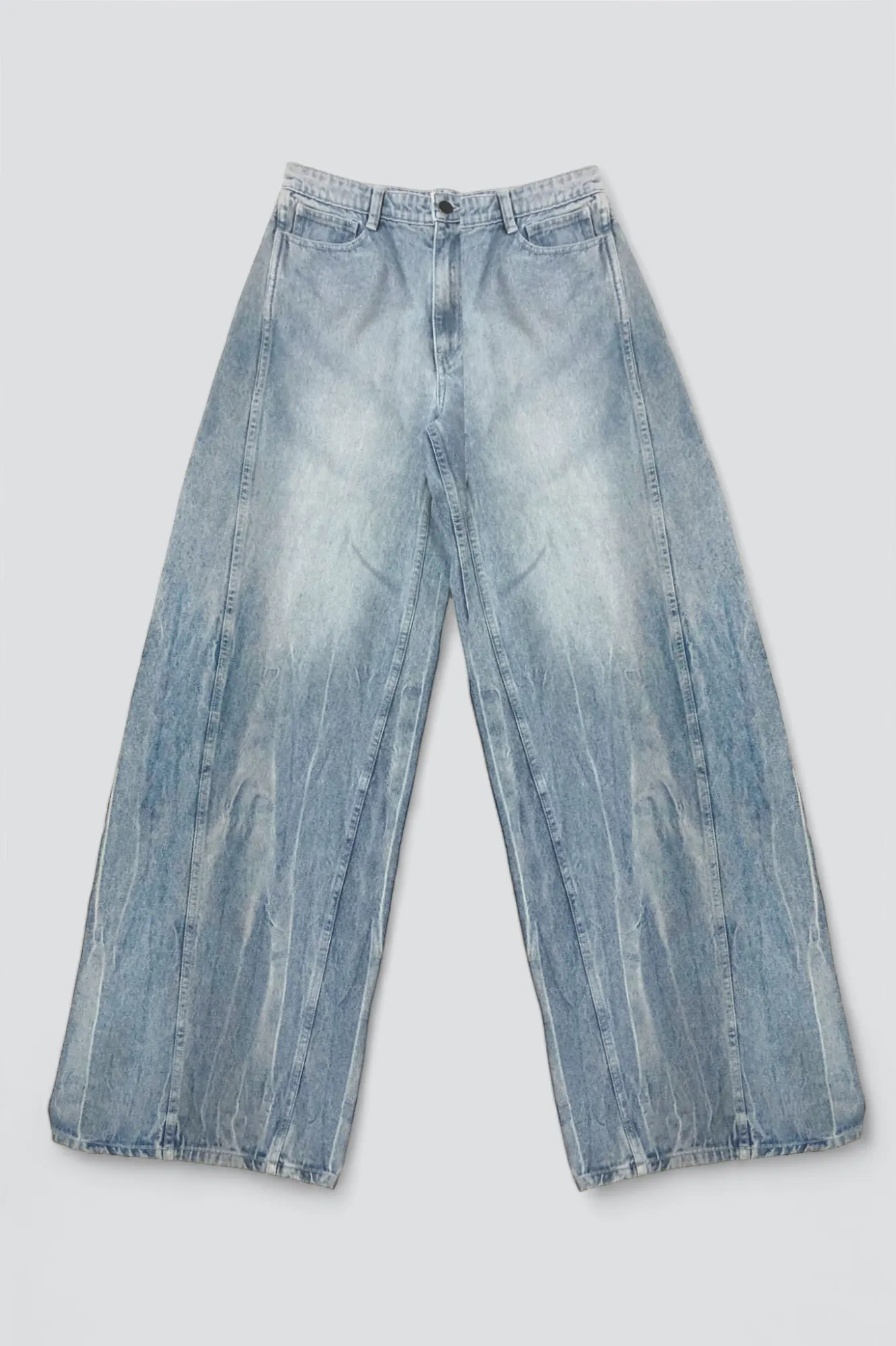 Light Wash Denim Baggy Jean V2