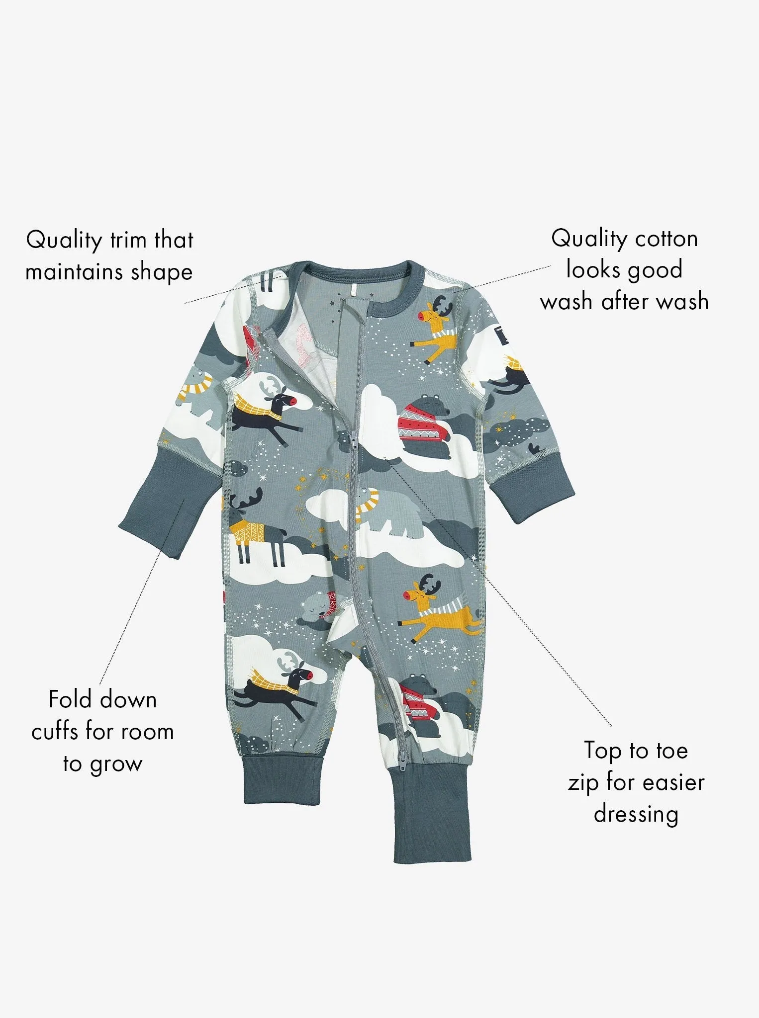 Magic Reindeer Kids Sleepsuit