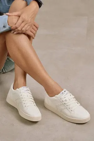 MARA Braided Leather Low Top Sneakers