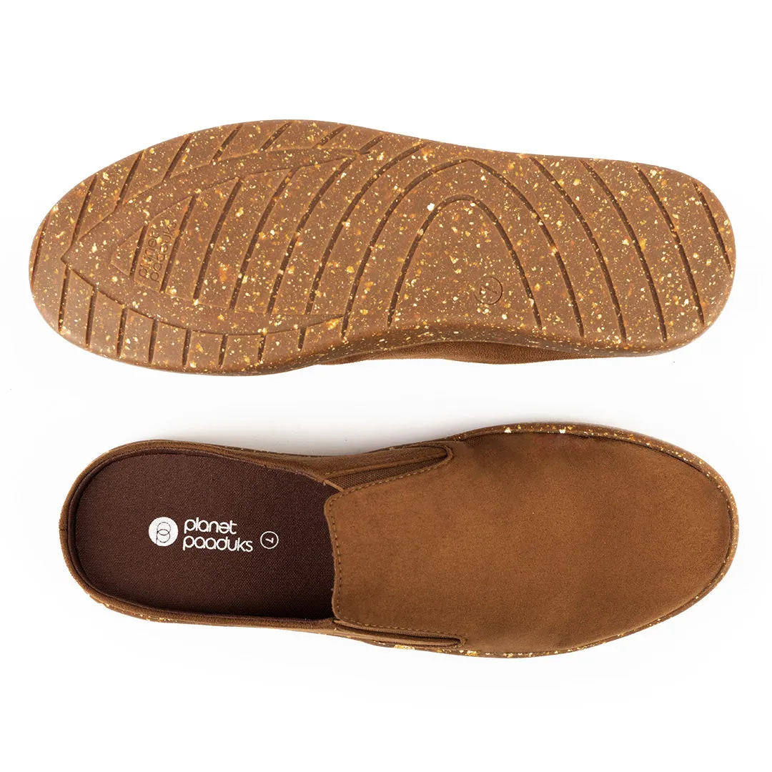 Nest Mules Vegan Suede Tan Men Slip-ons