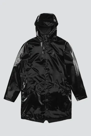 Night Hooded Rain Long Jacket