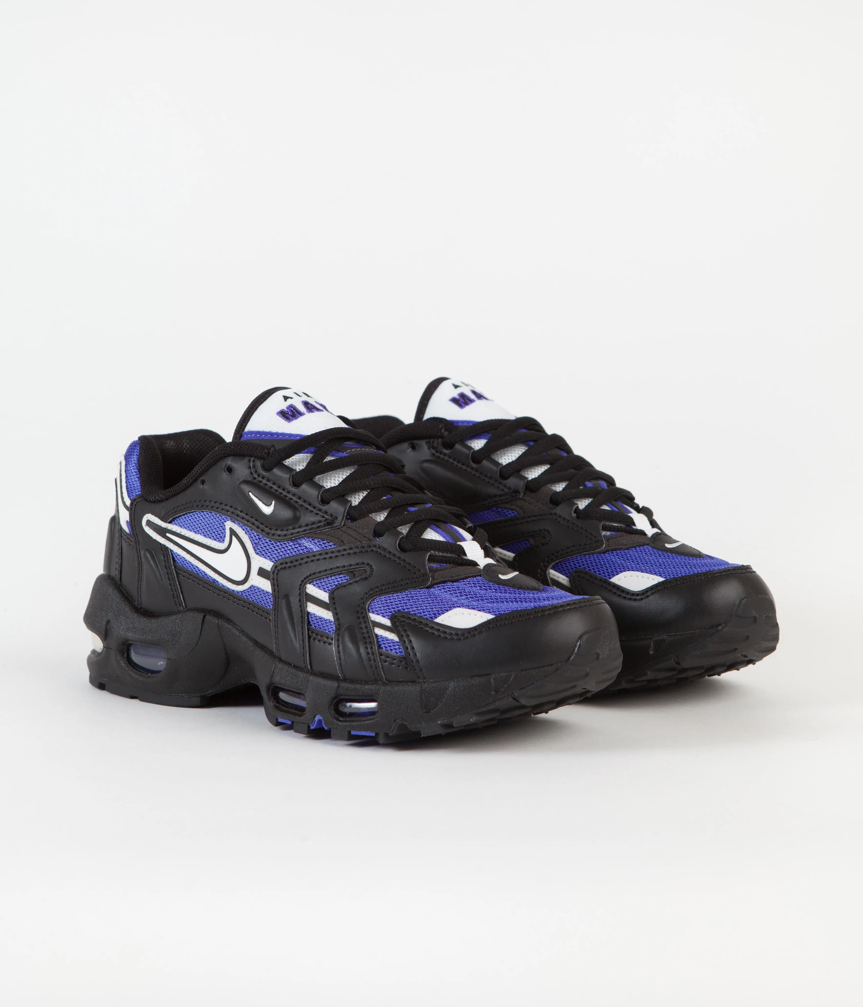 Nike Air Max 96 II Shoes - Persian Violet / White - Black