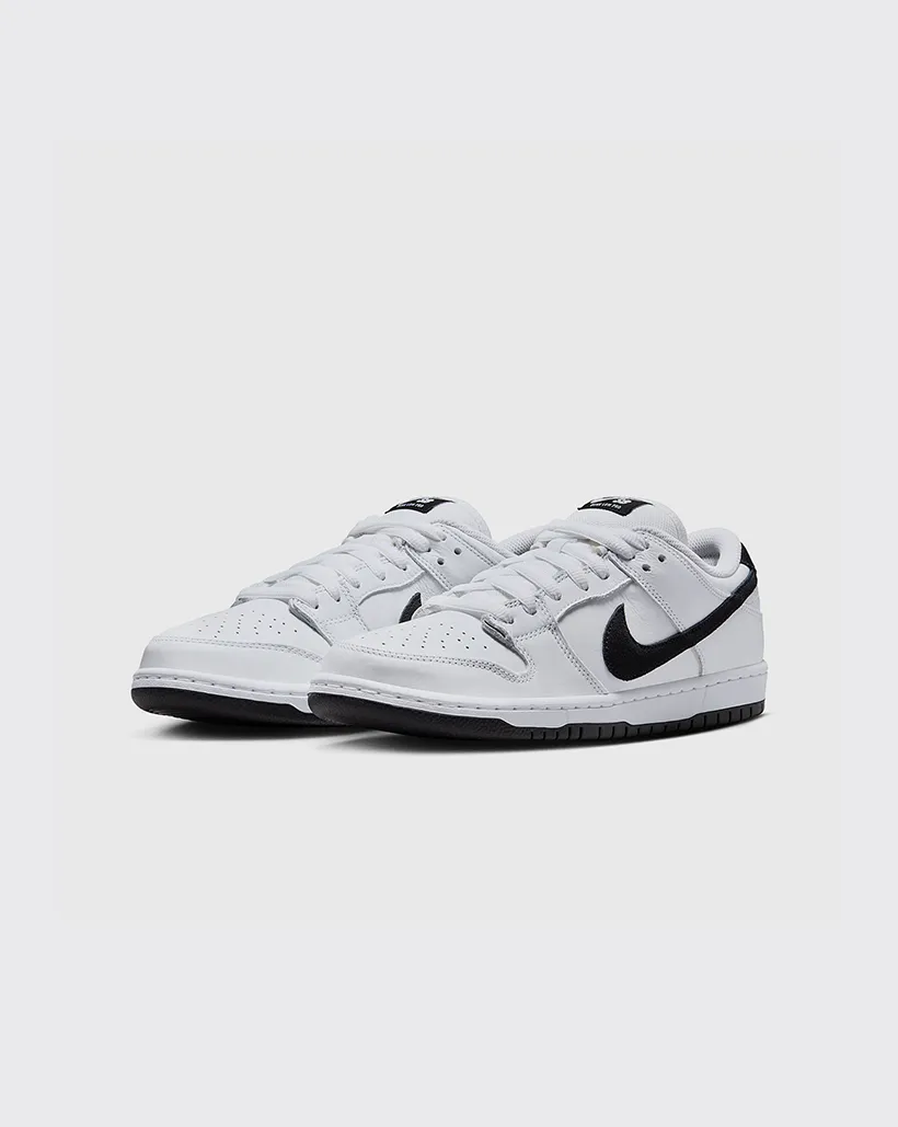 Nike SB Dunk Low Pro Shoe - White/Black/White