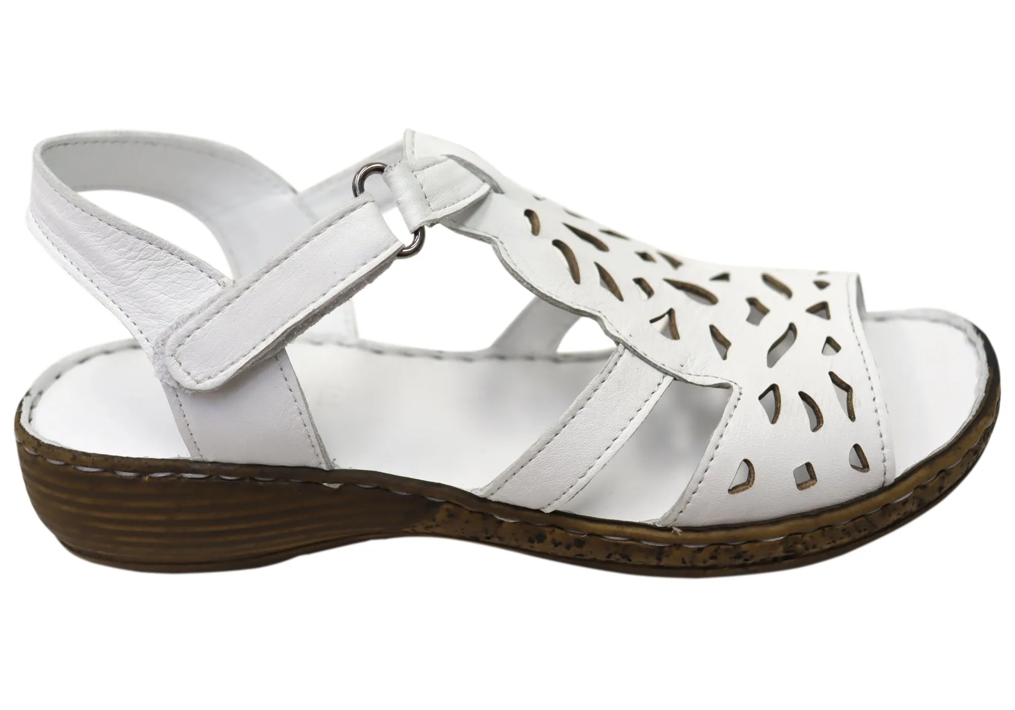 Orizonte Raya Womens Comfortable European Leather Sandals