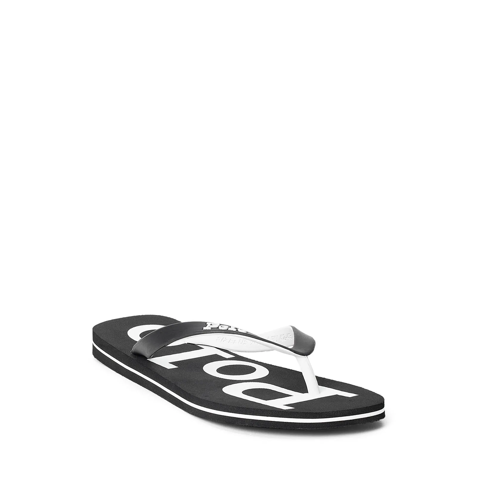 Polo Ralph Lauren - Bolt Flip Flops/Thongs - Black & White