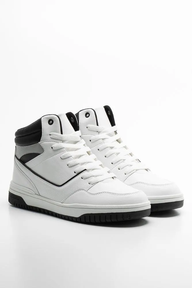 Retro High Top Sneaker White