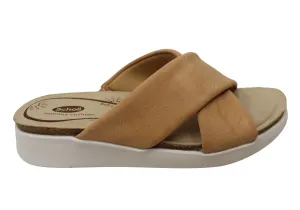 Scholl Orthaheel Tessa Womens Comfortable Slides Sandals