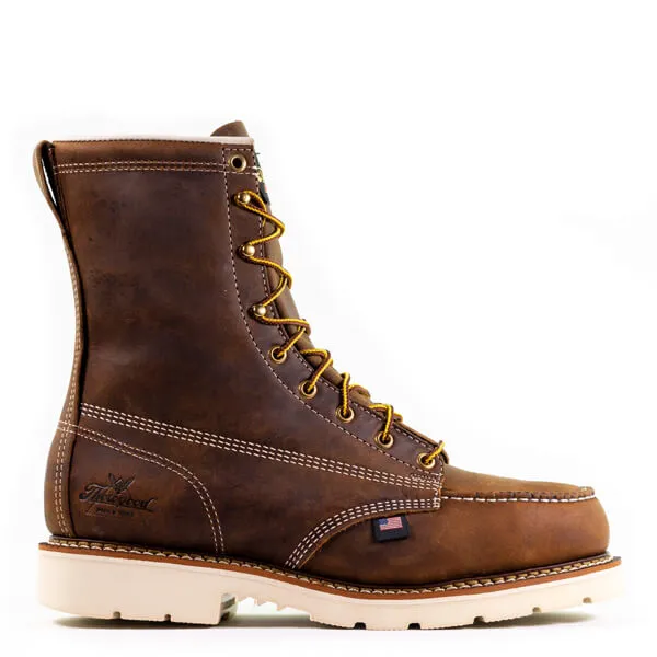 THOROGOOD BROWN 8" AMERICAN HERITAGE MAXWEAR 90 MOC TOE WORK BOOT