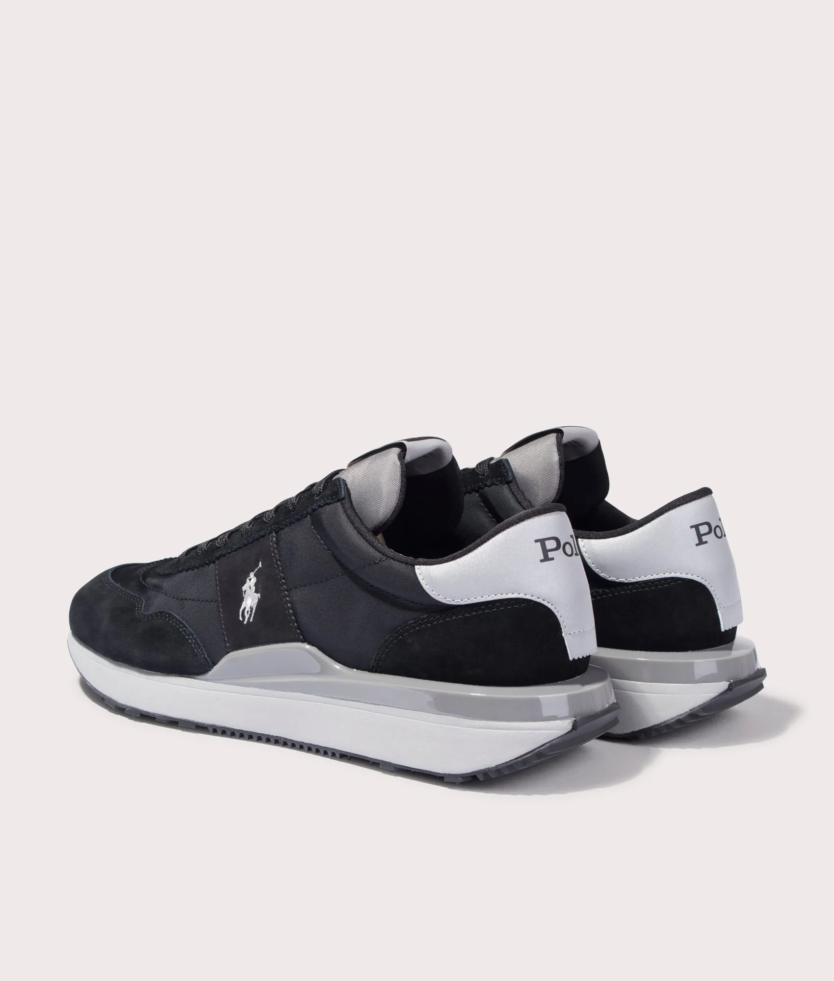 Train 89 Suede Panelled Low Top Sneakers