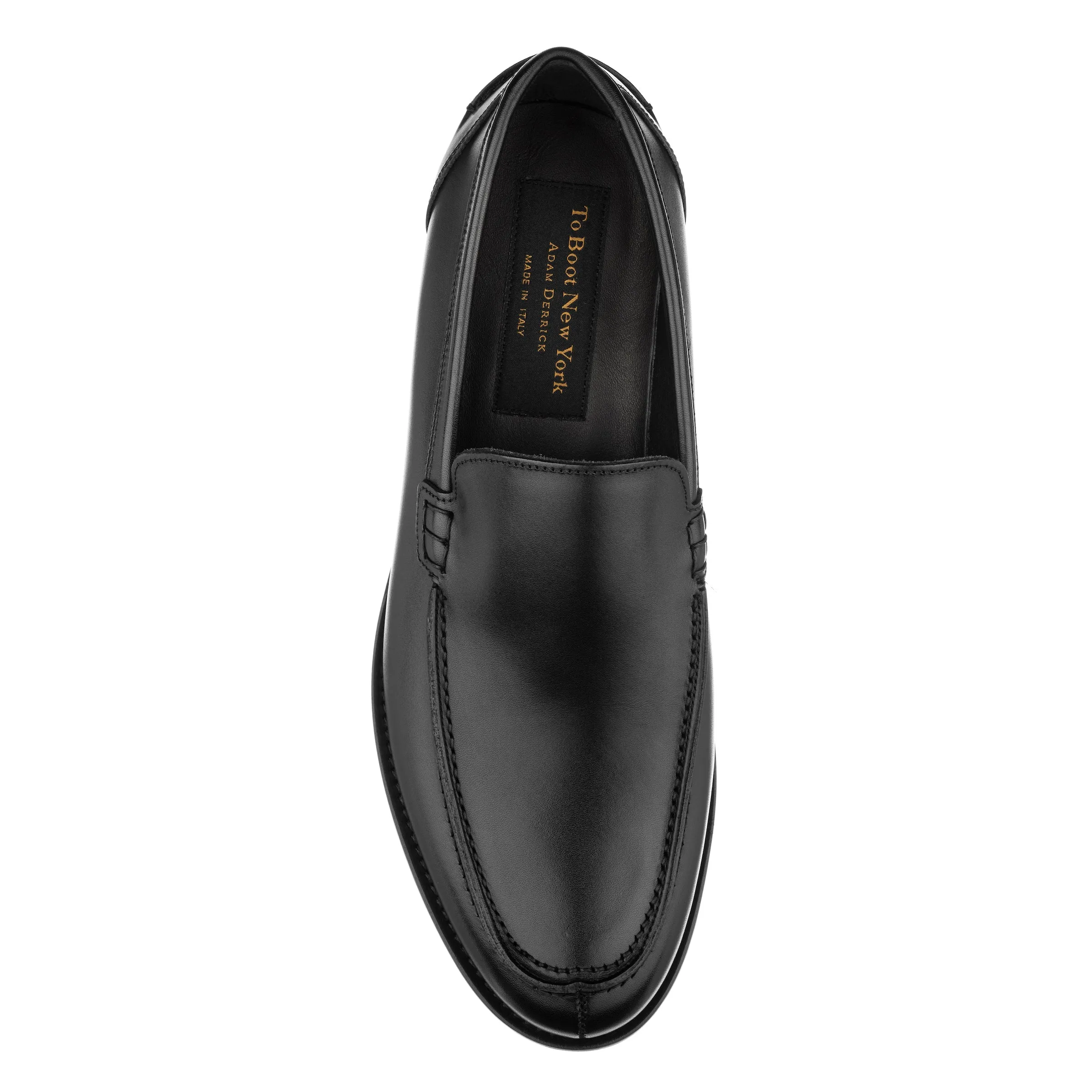 Vulcano Black Calf Slip On